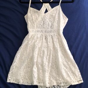 Cream Lace Abercrombie & Fitch Dress